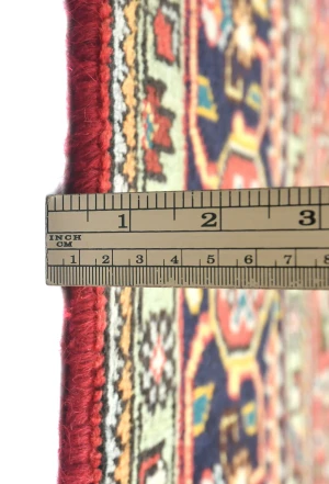 Vintage Coral Red Floral Traditional 7X10 Tabriz Persian Rug