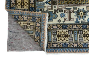Vintage Light Blue Traditional 7X10 Ardabil Persian Rug
