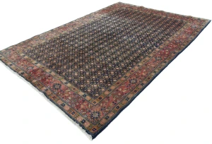 Vintage Purple-navy Allover Classic 6'7X9'2 Mood Persian Rug