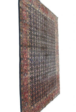 Vintage Purple-navy Allover Classic 6'7X9'2 Mood Persian Rug