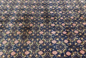 Vintage Purple-navy Allover Classic 6'7X9'2 Mood Persian Rug