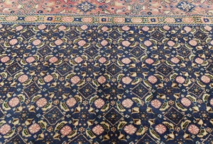 Vintage Purple-navy Allover Classic 6'7X9'2 Mood Persian Rug
