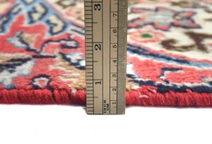 Vintage Bittersweet Red Traditional 10X13 Kashmar Persian Rug