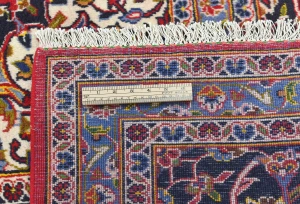 Vintage Red Floral Traditional 10X13 Kashan Persian Rug