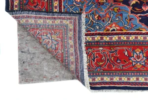 Vintage  Purple-navy Floral Traditional 7X10 Mahal Persian Rug
