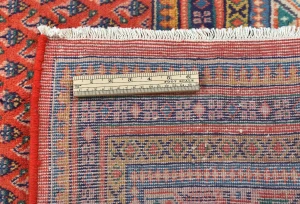 Vintage Light Red Tribal 7X10 Botemir Persian Rug