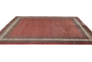 Vintage Light Red Tribal 7X10 Botemir Persian Rug