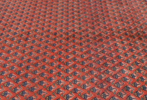 Vintage Light Red Tribal 7X10 Botemir Persian Rug