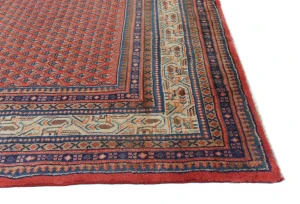 Vintage Light Red Tribal 7X10 Botemir Persian Rug