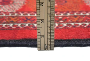 Vintage Red Tribal 8X11 Turkoman Persian Oriental Rug