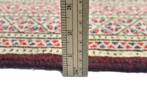 Vintage Purple-navy Tribal 7X10 Turkoman Persian Oriental Rug