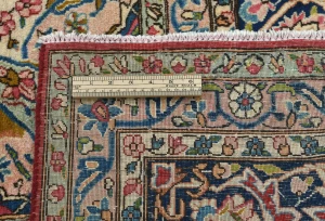 Vintage Red Traditional Floral 10x13 Kerman Persian Rug