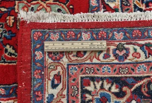 Vintage Red Floral Traditional 9X12 Hamedan Persian Rug