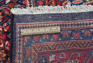 Vintage Purple-navy Floral Traditional 9x12 Mahal Persian Rug