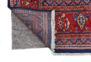 Vintage Purple-navy Floral Traditional 9x12 Mahal Persian Rug