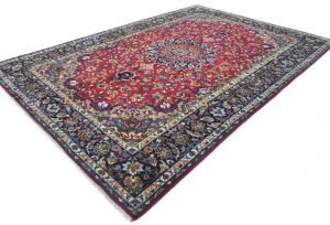 Vintage Red Traditional 8X12 Najafabad Persian Rug