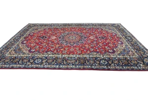 Vintage Red Traditional 8X12 Najafabad Persian Rug