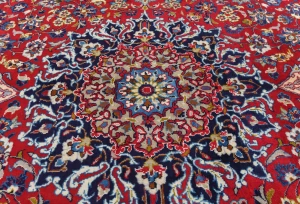 Vintage Red Traditional 8X12 Najafabad Persian Rug
