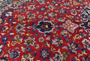 Vintage Red Traditional 8X12 Najafabad Persian Rug