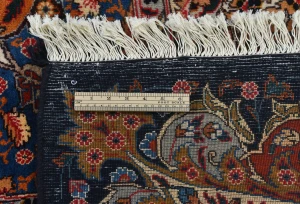 Vintage Dark Purple-navy Traditional 10X13 Kashmar Persian Rug