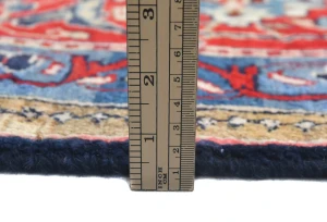 Vintage Purple-navy Floral Traditional 9X12 Mahal Persian Rug
