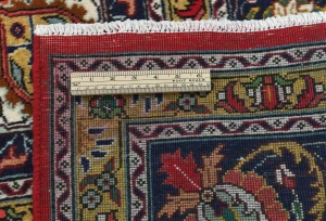 Vintage Red Floral Traditional 8X11 Tabriz Persian Rug
