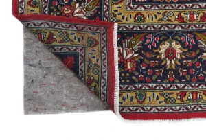 Vintage Red Floral Traditional 8X11 Tabriz Persian Rug