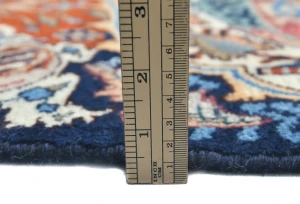 Vintage Purple-navy Pictorial 10X13 Kashmar Persian Rug
