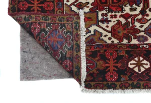 Vintage Red Floral Traditional 10x13 Heriz Persian Rug