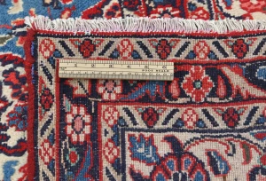 Vintage Red Floral Traditional 7X10 Hamedan Persian Rug