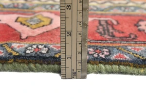 Vintage Orange Traditional 6X9 Ardabil Persian Rug