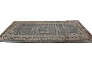Semi Antique Plum Traditional 5X10 Ardabil Persian Rug
