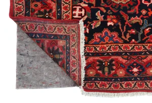 Vintage Floral Traditional 5X11 Hamedan Persian Runner Rug