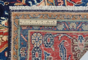 Vintage Purple-navy Tribal 7X10 Hamedan Persian Rug
