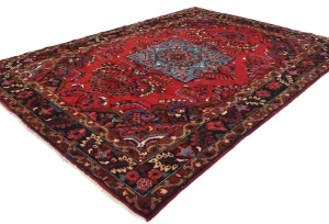 Vintage Red Tribal Floral 7X10 Lilian Persian Rug