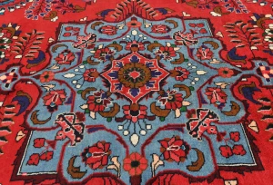 Vintage Red Tribal Floral 7X10 Lilian Persian Rug