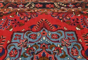 Vintage Red Tribal Floral 7X10 Lilian Persian Rug