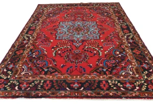 Vintage Red Tribal Floral 7X10 Lilian Persian Rug