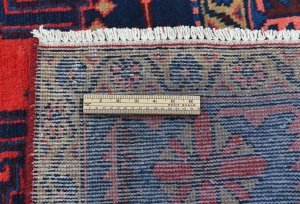 Vintage Red Tribal Geometric 7X10 Viss Persian Rug