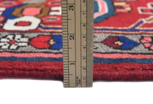 Vintage Red Floral 9X12 Bakhtiari Persian Oriental Rug