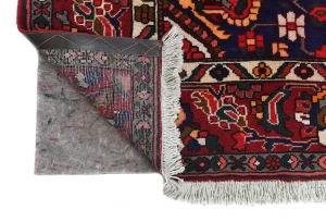 Vintage Red Floral 9X12 Bakhtiari Persian Oriental Rug