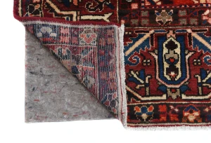 Semi Antique Rusty Red Floral 10X13 Bakhtiari Persian Rug