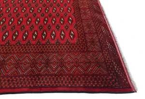 Vintage Red Tribal 8X11 Turkoman Persian Rug