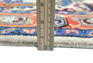 Vintage Cream Tribal 2'6X9'1 Heriz Persian Runner Rug