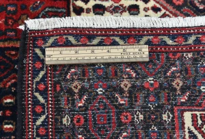 Vintage Red Geometric 2'5X3'4 Bidjar Persian Rug