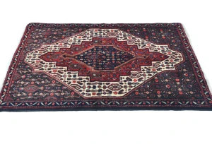 Vintage Red Geometric 2'5X3'4 Bidjar Persian Rug