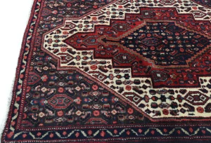 Vintage Red Geometric 2'5X3'4 Bidjar Persian Rug