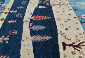 Multicolored Tribal 8X8 Gabbeh Oriental Square Rug