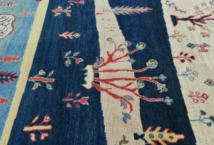 Multicolored Tribal 8X8 Gabbeh Oriental Square Rug