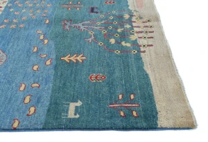 Multicolored Tribal 8X8 Gabbeh Oriental Square Rug